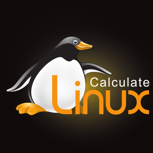 Calculate Linux Logo black Calculate Linux Logo black